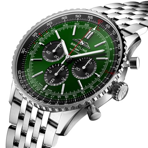 breitling navitimer groen|Breitling b01 movement review.